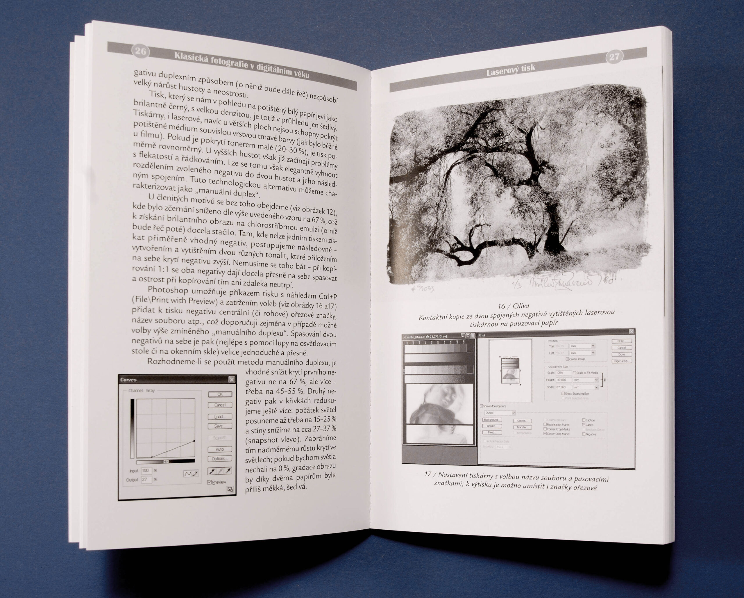 7x10 palců, Nahlédnutí do vnitřku publikace o zužitkování digitálních fotografií klasických fotochemickým procesem