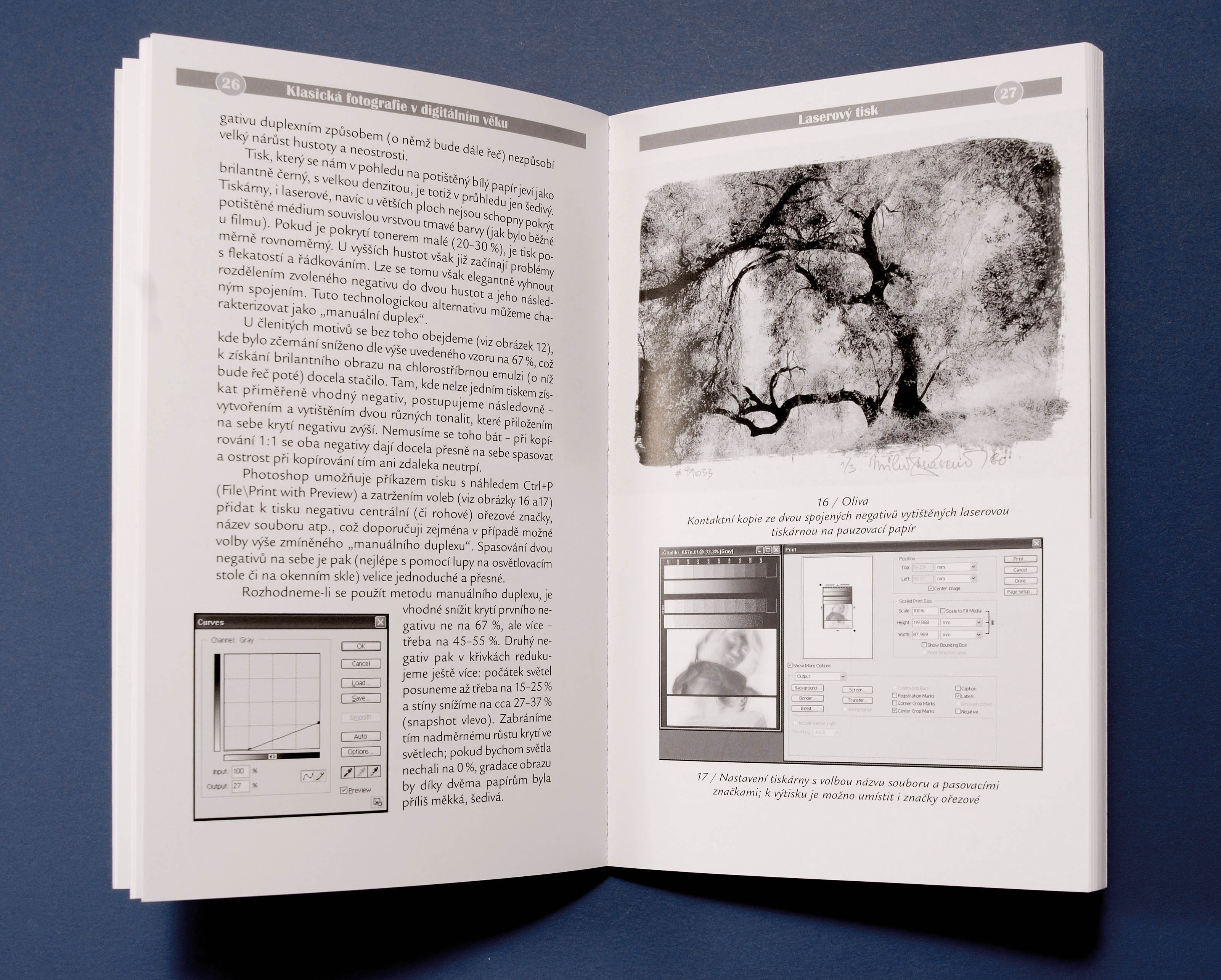 7x10 palců, Nahlédnutí do vnitřku publikace o zužitkování digitálních fotografií klasických fotochemickým procesem