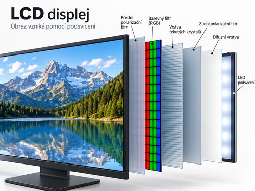 LCD displej