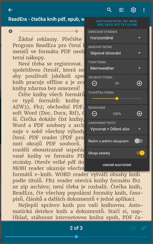 ReadEra aplikace